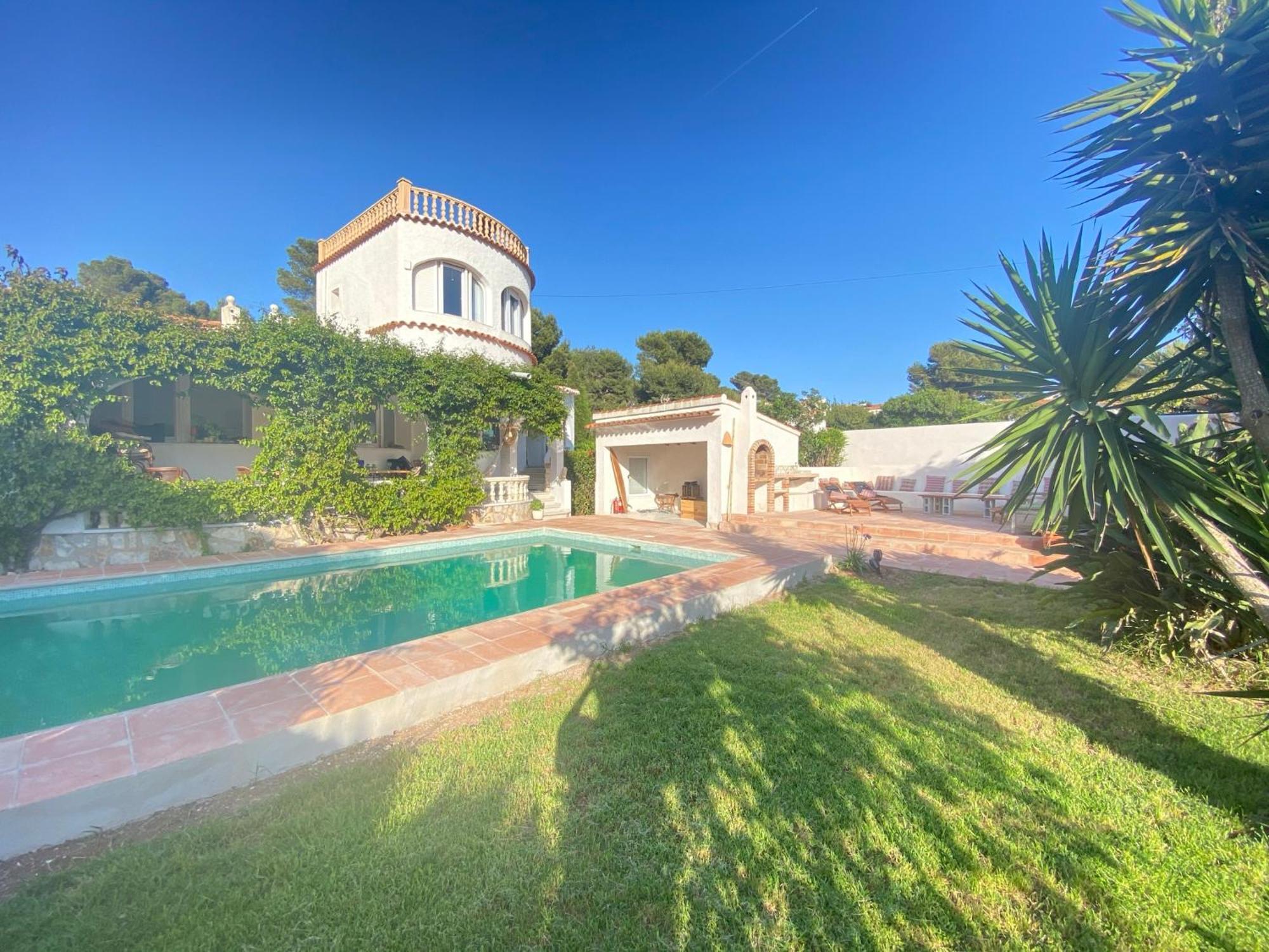 Beautiful Villa With Pool, Barbecue, And Garden Javea Exterior photo